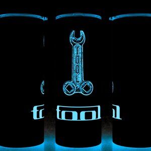 Glow in the Dark Tool Band Wrench Rock Music Cup Mug Tumbler 20oz